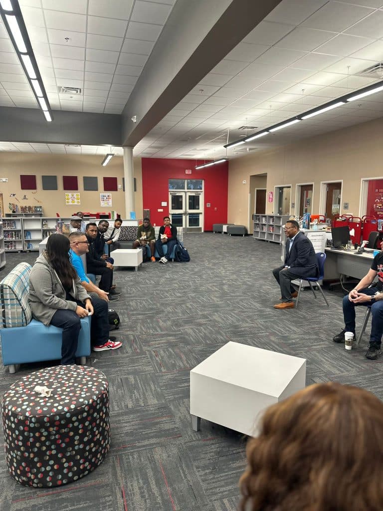 Values background - community center gathering